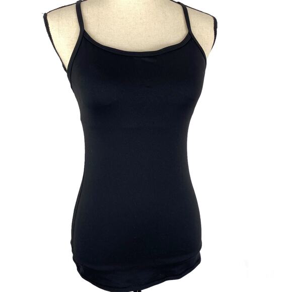 Victorias Secret Sport Athletic Tank Top Strappy Back Workout Active Black Sm - Picture 12 of 12